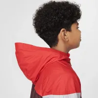 Nike Sportswear Windrunner Big детские Hooded Repel Куртка (Extended Size) цвет красный