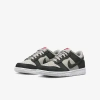 Nike Dunk Low Big детские Кроссовки цвет серый