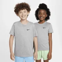 Nike Legend Big детские Dri-FIT футболка цвет серый
