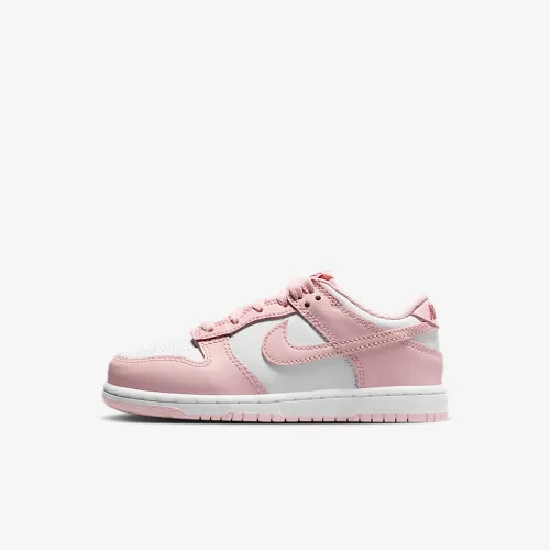 Nike Dunk Low Little детские Кроссовки цвет белый