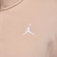 Nike Jordan Brooklyn Fleece жіноча 1/4-Zip Top колір коричневий