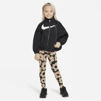 Nike Floral Little детские лосины цвет черный