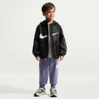 Nike Little дитячі Lightweight Translucent Ripstop Куртка колір чорний
