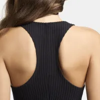 Nike Sportswear Chill Rib женская Slim Sleeveless Midi Костюм цвет черный