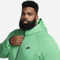 Nike Sportswear Tech Fleece Windrunner мужские Full-Zip Толстовка с капюшоном цвет зеленый