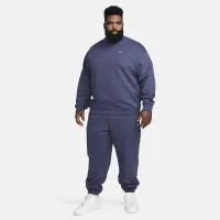 Nike Solo Swoosh мужские Fleece Crew синий
