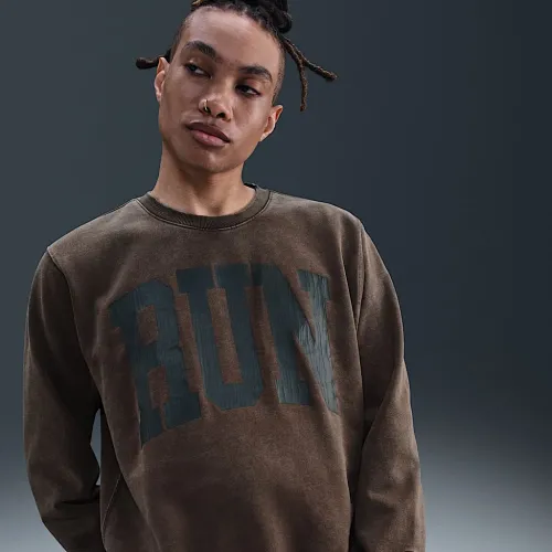Nike Sportswear чоловічі French Terry Crew колір коричневий