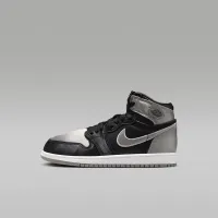 Nike Jordan 1 Retro High OG Little дитячі Кросівки колір чорний