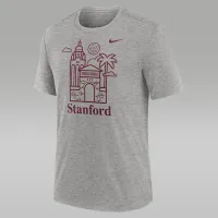 Stanford Cardinal Local Campus Time Honoцвет красный Tradition мужские Nike College футболка цвет серый