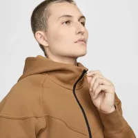 Nike Sportswear Tech Fleece Windrunner женская Full-Zip Толстовка с капюшоном цвет коричневый