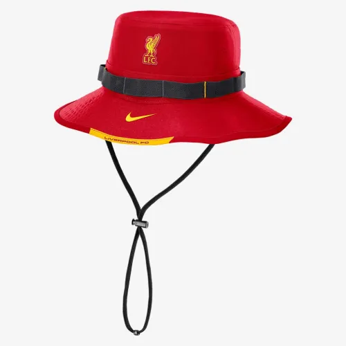 Liverpool FC Apex Nike Dri-FIT Soccer Boonie Bucket Hat цвет красный
