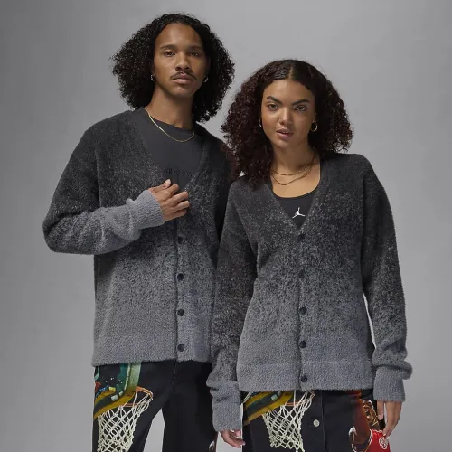 Nike Air Jordan чоловічі Cardigan колір сірий