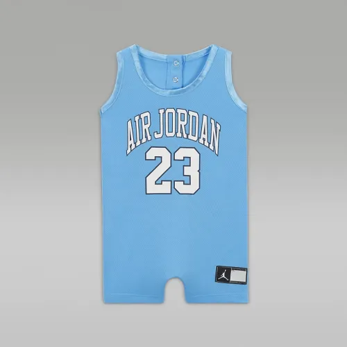 Nike Jordan Baby (0-9M) Jersey Romper блакитний