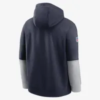Dallas Cowboys Sideline Team Issue Club чоловічі Nike NFL Pullover Толстовка з капюшоном блакитний