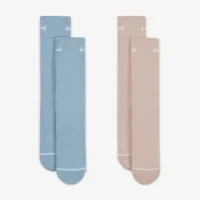 Nike Everyday Wool Cushioned Crew Socks (2 Pairs) Multi-Color