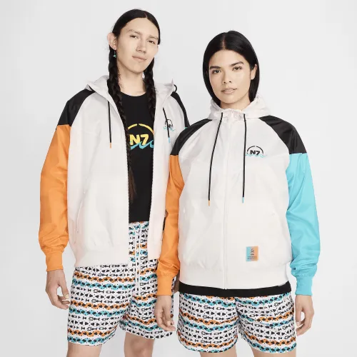 Nike Windrunner N7 мужские Hooded Куртка цвет серый