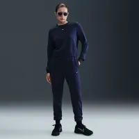 Nike Sportswear Chill Terry жіноча Slim З високою талією French Terry Sweatpants блакитний
