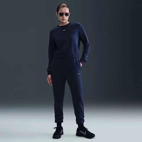 Nike Sportswear Chill Terry жіноча Slim З високою талією French Terry Sweatpants блакитний