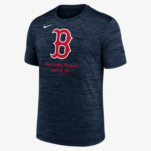 Boston колір червоний Sox Velocity чоловічі Nike Dri-FIT MLB футболка блакитний
