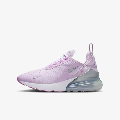 Nike Air Max 270 Big детские Кроссовки цвет фиолетовый