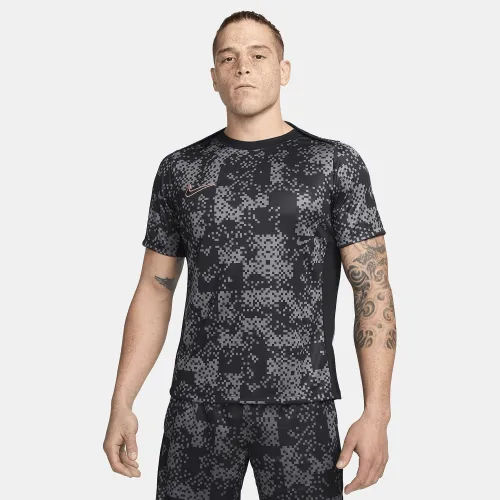 Nike Academy Pro чоловічі Dri-FIT Soccer Short-Sleeve Graphic Top колір сірий