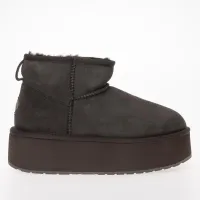 Кроссовки Emu Australia Stinger Micro Flatform W13082CHOC - Бежевые