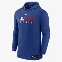 Chicago Cubs Authentic Collection чоловічі Nike Dri-FIT MLB Pullover Толстовка з капюшоном блакитний