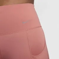 Nike Go женская Firm-Support С высокой Талией 7/8 лосины с карманамиPink