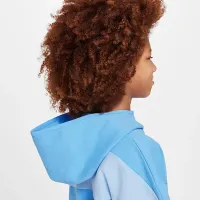 Nike Air Big дитячі Fleece Pullover Толстовка з капюшоном блакитний