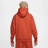 Nike Solo Swoosh мужские Fleece Pullover Толстовка с капюшоном цвет красный