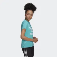 Футболка adidas Adicolor Classics Trefoil Tee HE6869 - Голубая