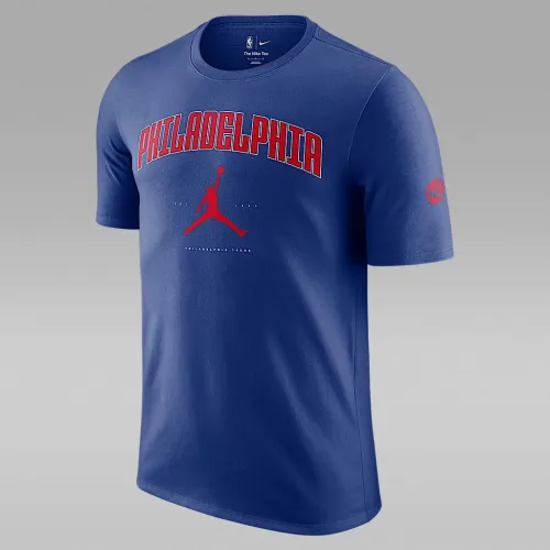 Nike Philadelphia 76ers Essential мужские Jordan NBA футболка синий