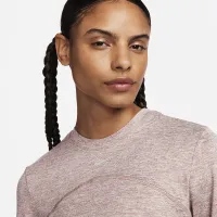Nike Dri-FIT Swift Element UV женская Crew-Neck Running Top цвет фиолетовый