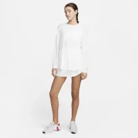 Nike One Relaxed жіноча Dri-FIT Long-Sleeve Top колір білий