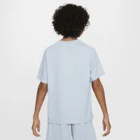 Nike Multi Big детские (для мальчиков) Dri-FIT Graphic тренировочные Top синий