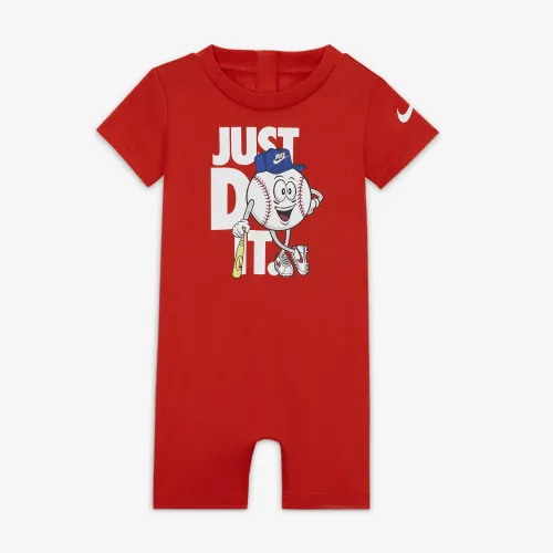 Nike Sportswear Icon Baby (0-9M) Tee Romper цвет красный