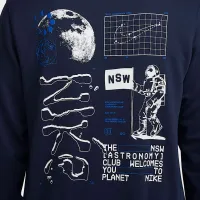 Nike Club чоловічі French Terry Толстовка з капюшоном блакитний