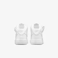 Nike Force 1 Mid LE Little дитячі Shoe колір білий