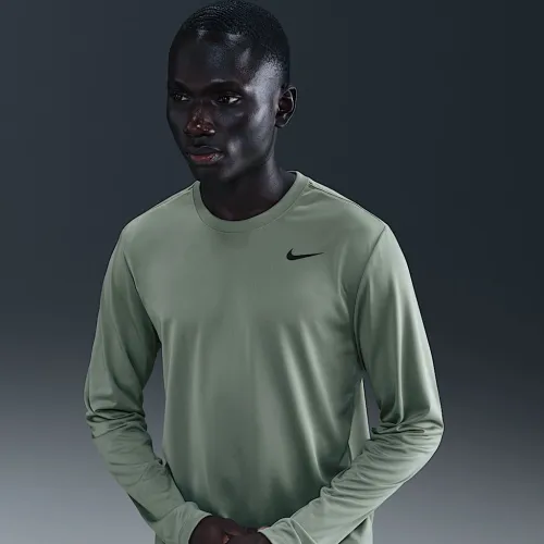 Nike Dri-FIT Legend чоловічі Long-Sleeve Fitness Top колір сірий