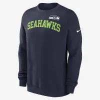 Seattle Seahawks Club мужские Nike NFL Pullover Crew синий