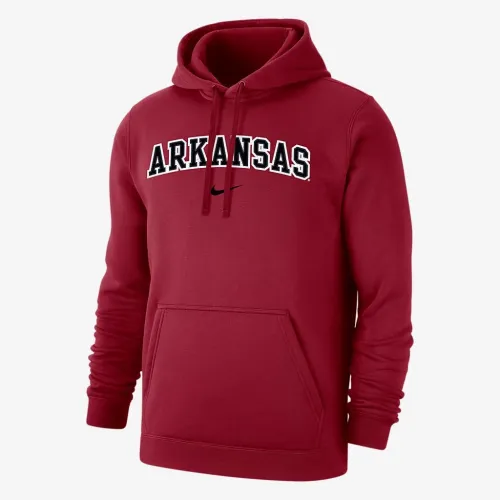 Arkansas Club Fleece Men's Nike College Arch 365 Hoodie Red