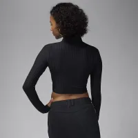 Nike Jordan жіноча Long-Sleeve Top колір чорний