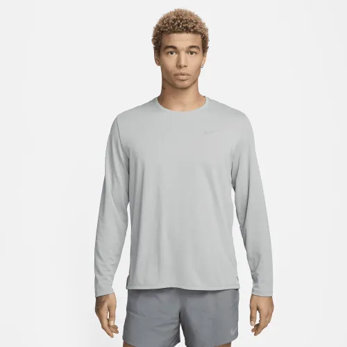 Nike Miler чоловічі Dri-FIT UV Long-Sleeve Running Top колір сірий