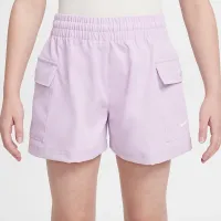 Nike Sportswear Girls' Woven Cargo шорти колір фіолетовий