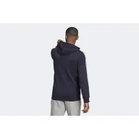 Кофта/футболка adidas Essentials Fleece 3-Stripes Full-Zip Толстовка з капюшоном GK9053 - Синя
