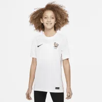FFF 2022 Stadium Away Big детские Nike Dri-FIT Soccer Jersey цвет белый