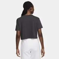 Nike Sportswear женская Cropped футболка цвет серый