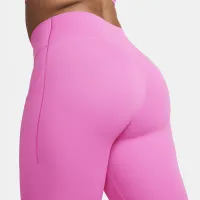 Nike Universa жіноча Medium-Support З високою талією 7/8 лосіни з кишенямиколір червоний
