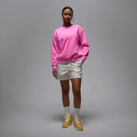 Nike Jordan Brooklyn Fleece жіноча Crew-Neck світшот Pink