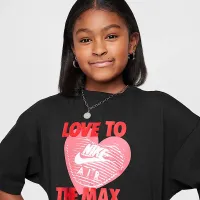 Nike Sportswear Big детские (Girls') футболка цвет черный
